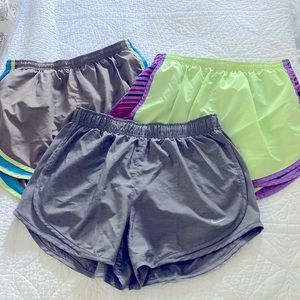 Nike dry for running shorts.